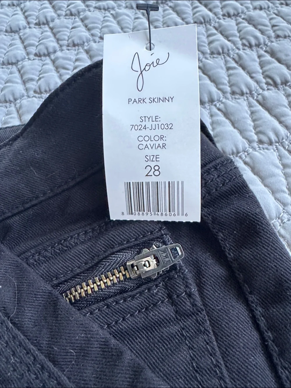 Joie Black Park Skinny Jeans Size 28 - Picture 3 of 14